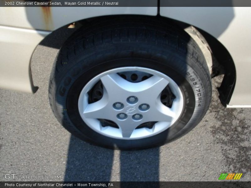 Mayan Gold Metallic / Neutral 2002 Chevrolet Cavalier Sedan