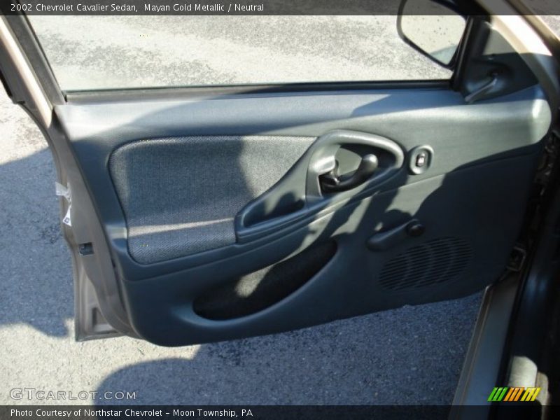 Mayan Gold Metallic / Neutral 2002 Chevrolet Cavalier Sedan