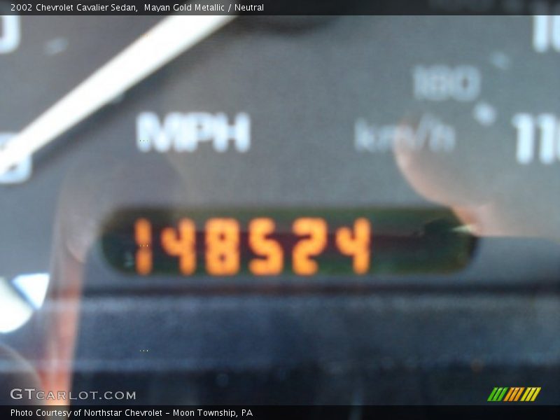 Mayan Gold Metallic / Neutral 2002 Chevrolet Cavalier Sedan