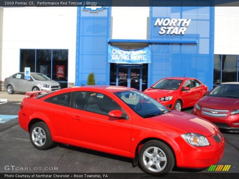 Performance Red Tintcoat / Ebony 2009 Pontiac G5