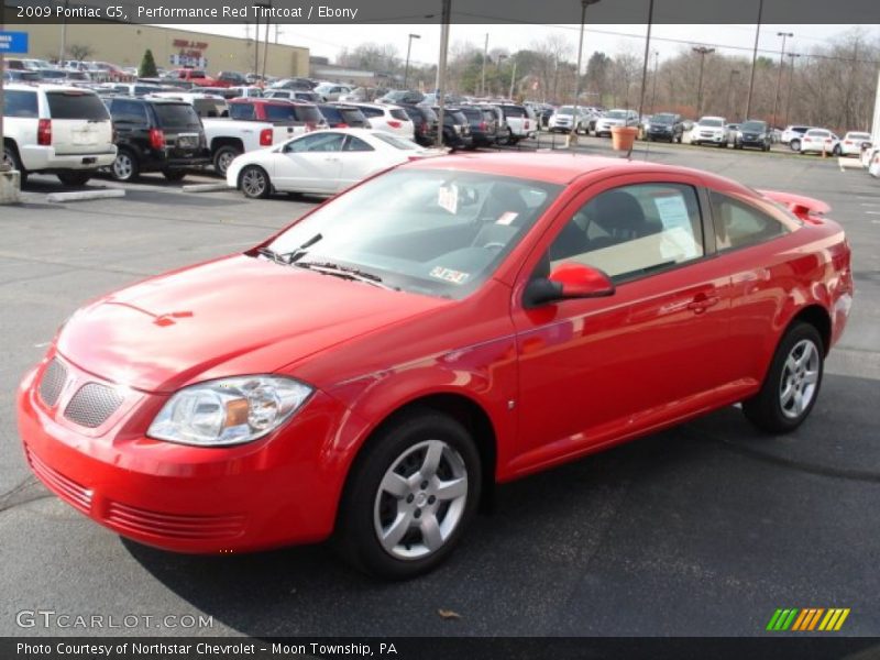 Performance Red Tintcoat / Ebony 2009 Pontiac G5