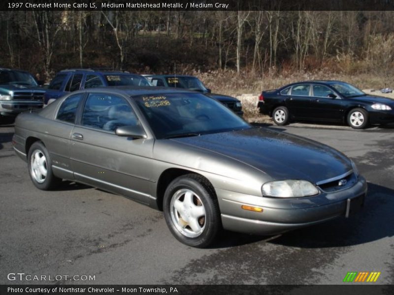 Medium Marblehead Metallic / Medium Gray 1997 Chevrolet Monte Carlo LS