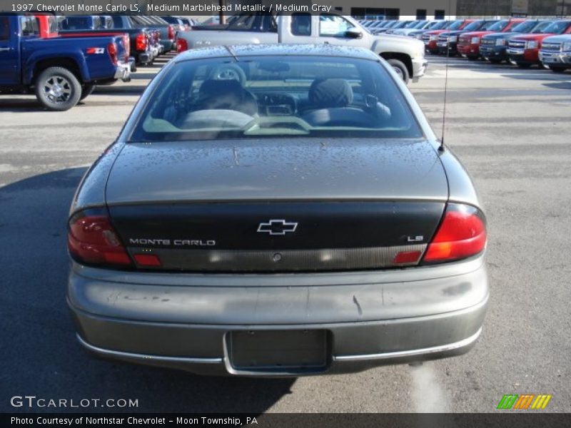 Medium Marblehead Metallic / Medium Gray 1997 Chevrolet Monte Carlo LS