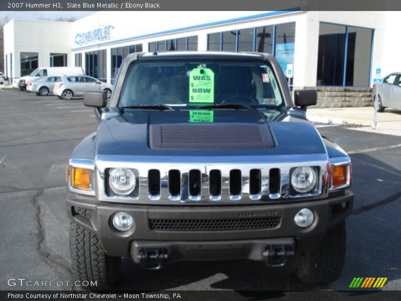 Slate Blue Metallic / Ebony Black 2007 Hummer H3