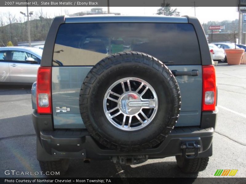 Slate Blue Metallic / Ebony Black 2007 Hummer H3