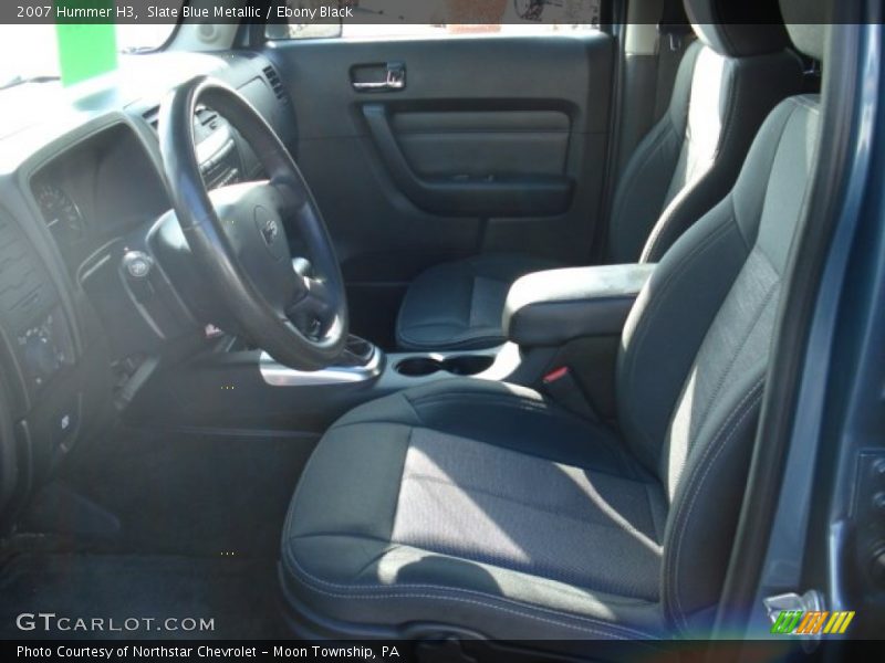 Slate Blue Metallic / Ebony Black 2007 Hummer H3