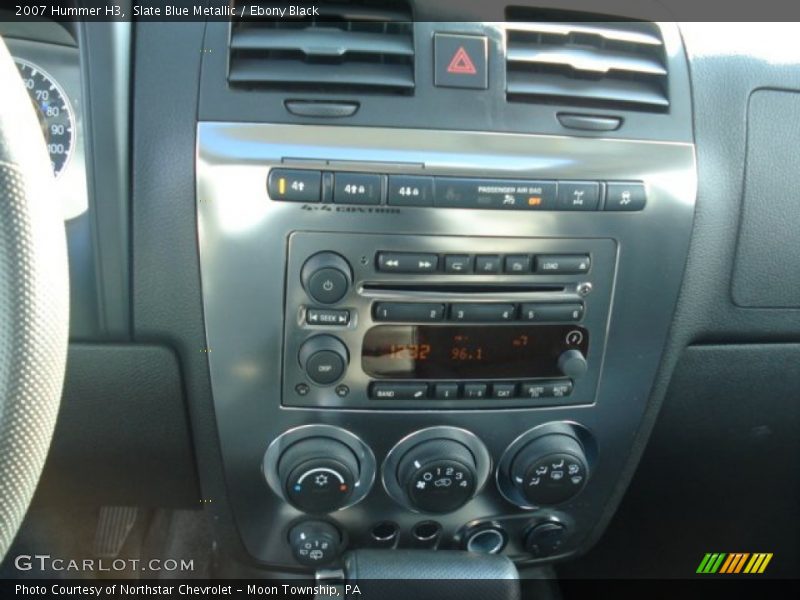 Slate Blue Metallic / Ebony Black 2007 Hummer H3