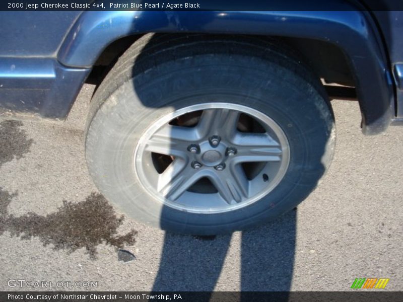 Patriot Blue Pearl / Agate Black 2000 Jeep Cherokee Classic 4x4