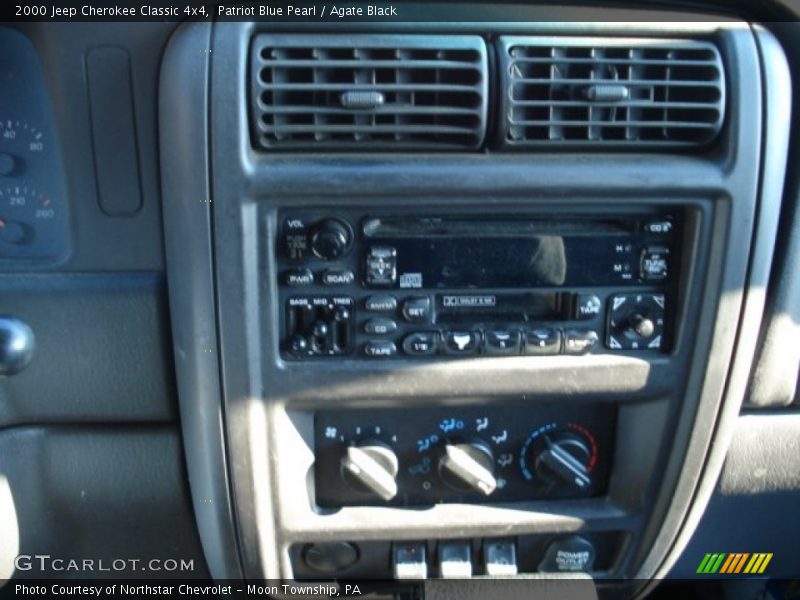 Patriot Blue Pearl / Agate Black 2000 Jeep Cherokee Classic 4x4