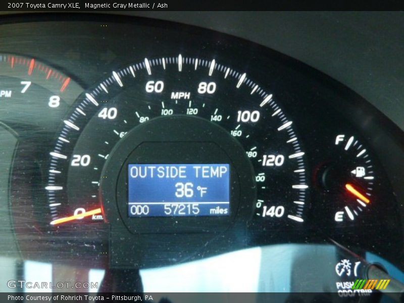 Magnetic Gray Metallic / Ash 2007 Toyota Camry XLE