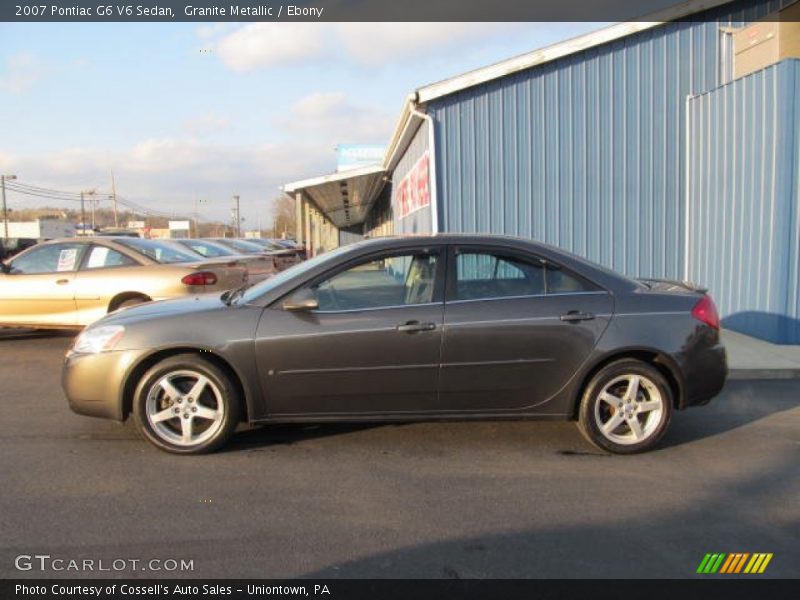 Granite Metallic / Ebony 2007 Pontiac G6 V6 Sedan