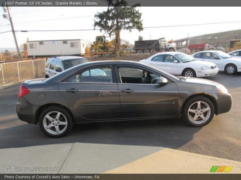 Granite Metallic / Ebony 2007 Pontiac G6 V6 Sedan