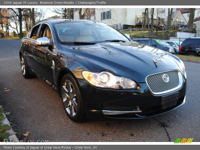 Botanical Green Metallic / Champagne/Truffle 2009 Jaguar XF Luxury