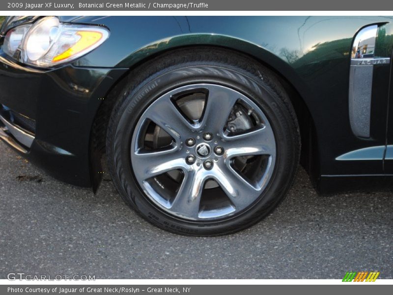 Botanical Green Metallic / Champagne/Truffle 2009 Jaguar XF Luxury