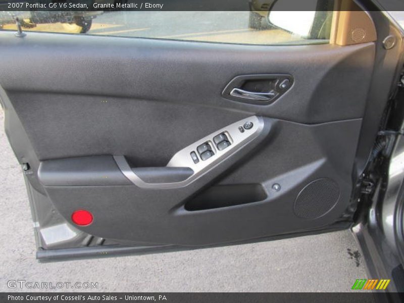 Granite Metallic / Ebony 2007 Pontiac G6 V6 Sedan