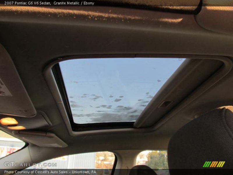 Granite Metallic / Ebony 2007 Pontiac G6 V6 Sedan
