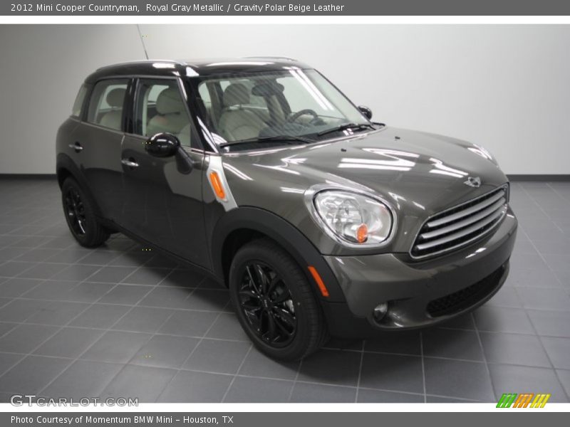 Royal Gray Metallic / Gravity Polar Beige Leather 2012 Mini Cooper Countryman