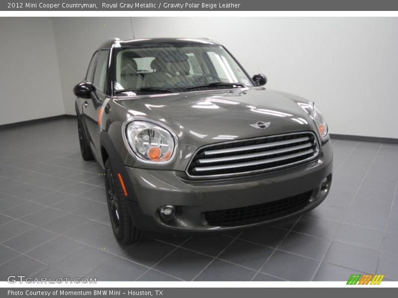 Royal Gray Metallic / Gravity Polar Beige Leather 2012 Mini Cooper Countryman