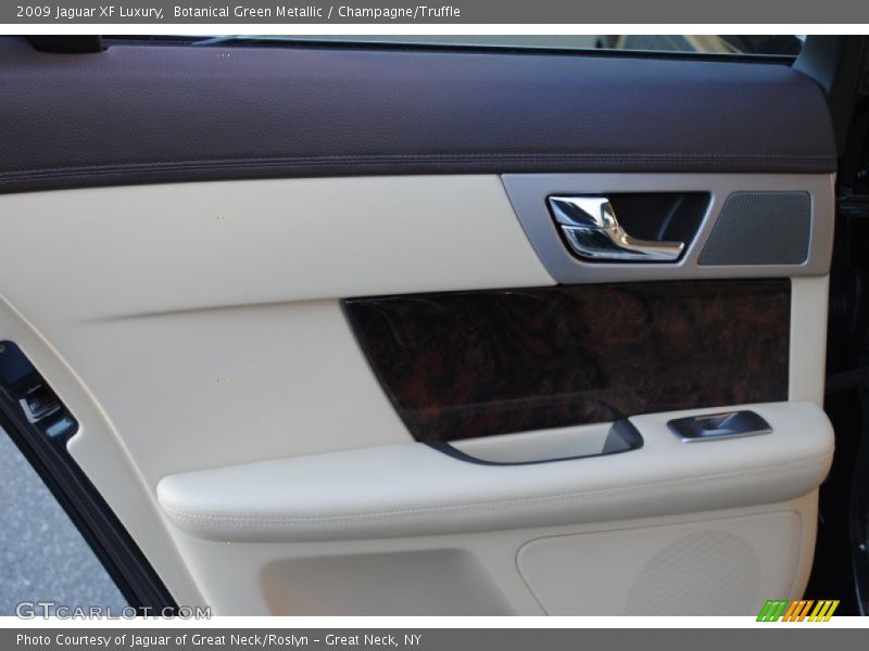 Botanical Green Metallic / Champagne/Truffle 2009 Jaguar XF Luxury
