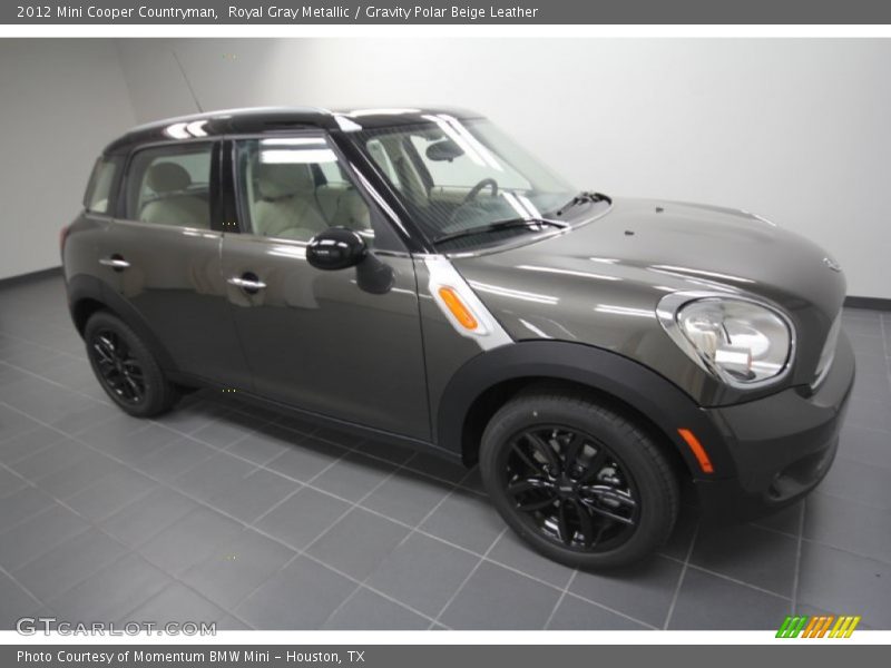 Royal Gray Metallic / Gravity Polar Beige Leather 2012 Mini Cooper Countryman