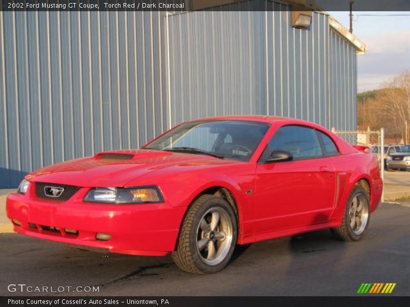 Torch Red / Dark Charcoal 2002 Ford Mustang GT Coupe