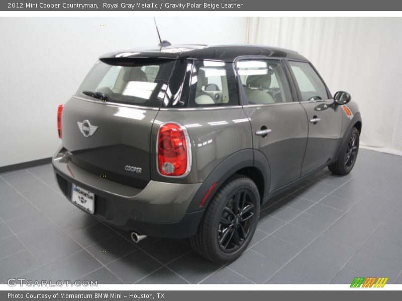 Royal Gray Metallic / Gravity Polar Beige Leather 2012 Mini Cooper Countryman