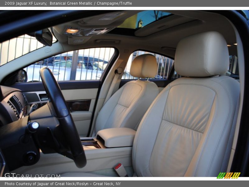 Botanical Green Metallic / Champagne/Truffle 2009 Jaguar XF Luxury
