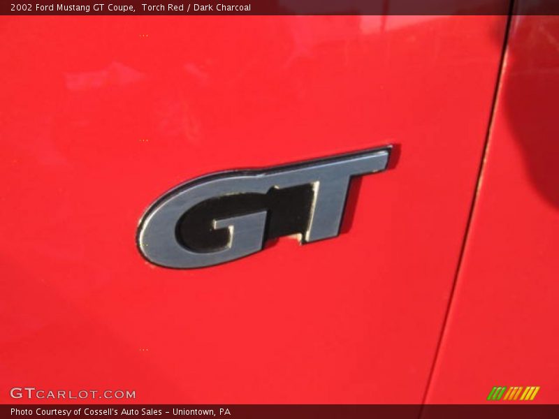 GT badge - 2002 Ford Mustang GT Coupe