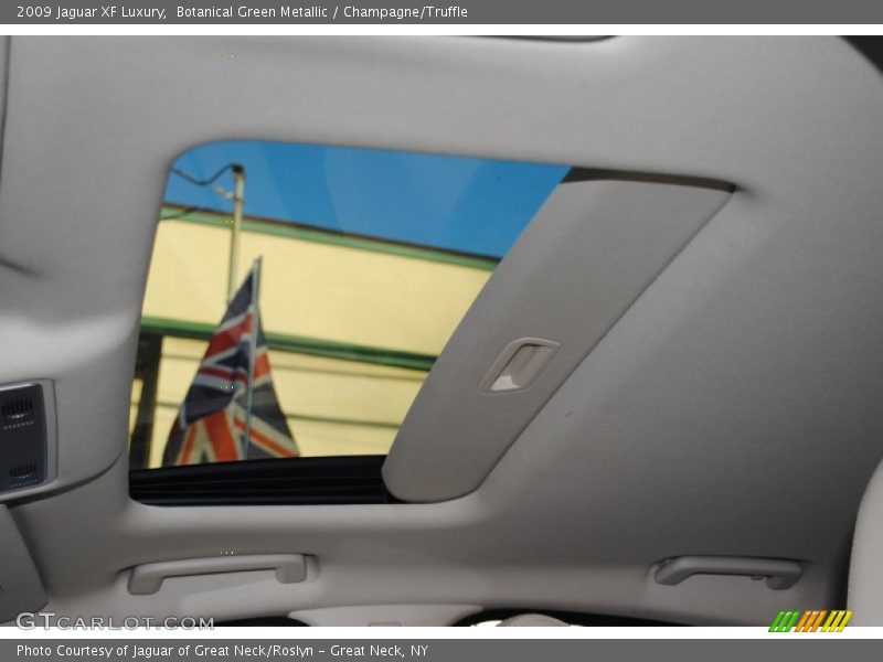 Botanical Green Metallic / Champagne/Truffle 2009 Jaguar XF Luxury