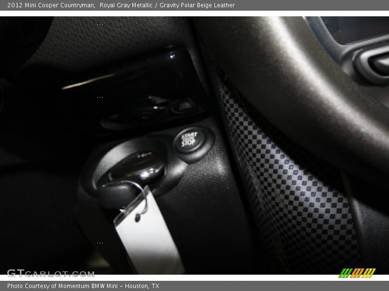 Royal Gray Metallic / Gravity Polar Beige Leather 2012 Mini Cooper Countryman