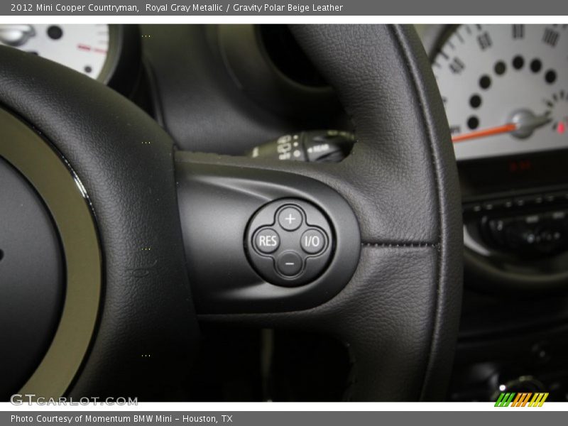 Royal Gray Metallic / Gravity Polar Beige Leather 2012 Mini Cooper Countryman