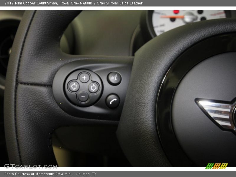 Royal Gray Metallic / Gravity Polar Beige Leather 2012 Mini Cooper Countryman