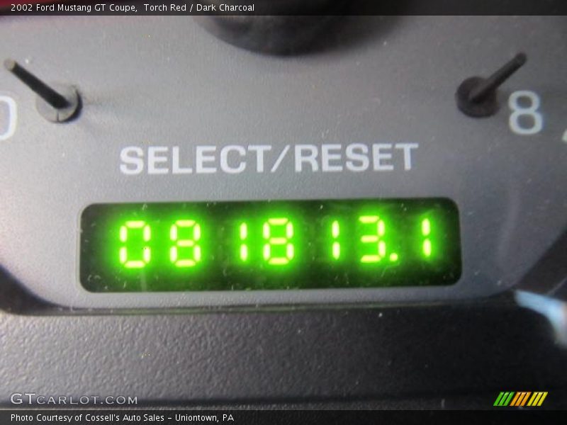 Torch Red / Dark Charcoal 2002 Ford Mustang GT Coupe
