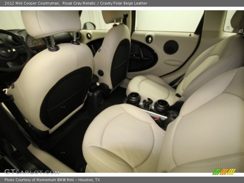 Royal Gray Metallic / Gravity Polar Beige Leather 2012 Mini Cooper Countryman