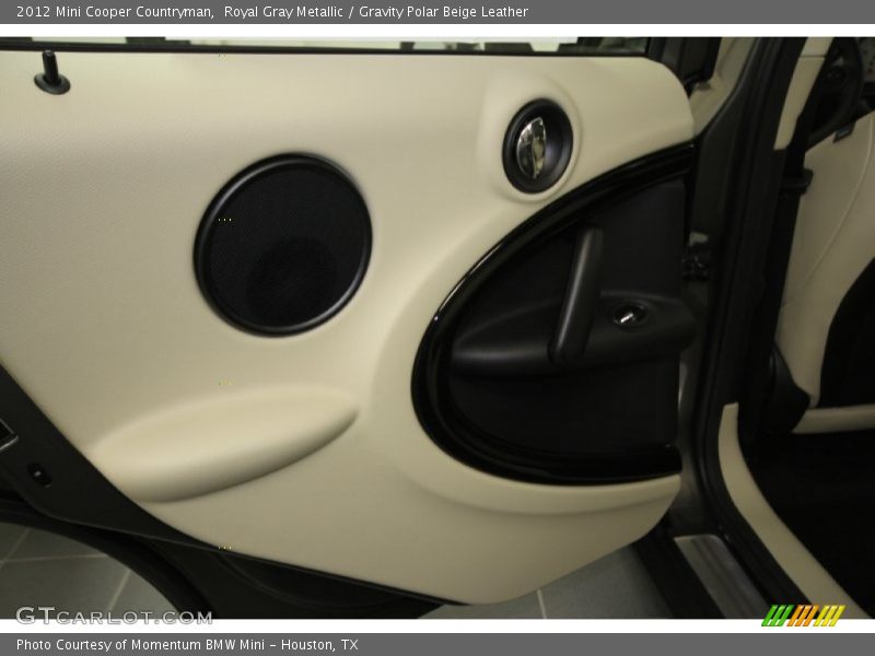 Royal Gray Metallic / Gravity Polar Beige Leather 2012 Mini Cooper Countryman