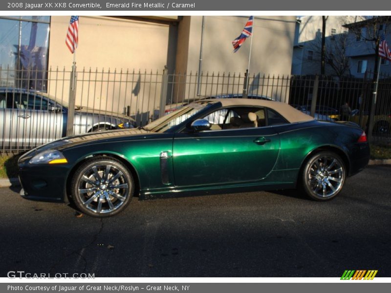  2008 XK XK8 Convertible Emerald Fire Metallic