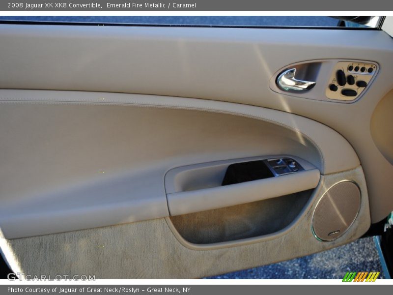 Emerald Fire Metallic / Caramel 2008 Jaguar XK XK8 Convertible