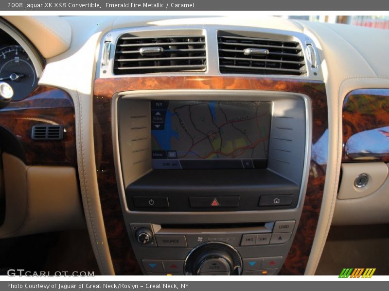 Emerald Fire Metallic / Caramel 2008 Jaguar XK XK8 Convertible
