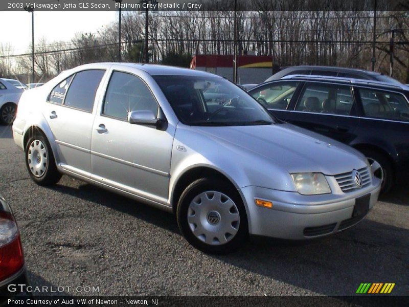 Platinum Grey Metallic / Grey 2003 Volkswagen Jetta GLS Sedan