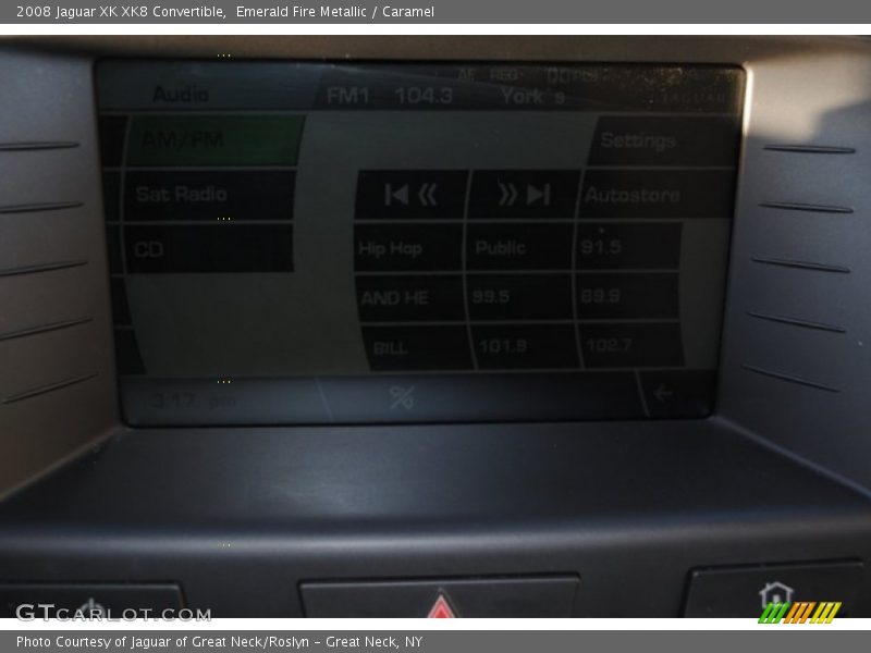 Emerald Fire Metallic / Caramel 2008 Jaguar XK XK8 Convertible