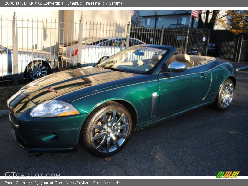 Front 3/4 View of 2008 XK XK8 Convertible