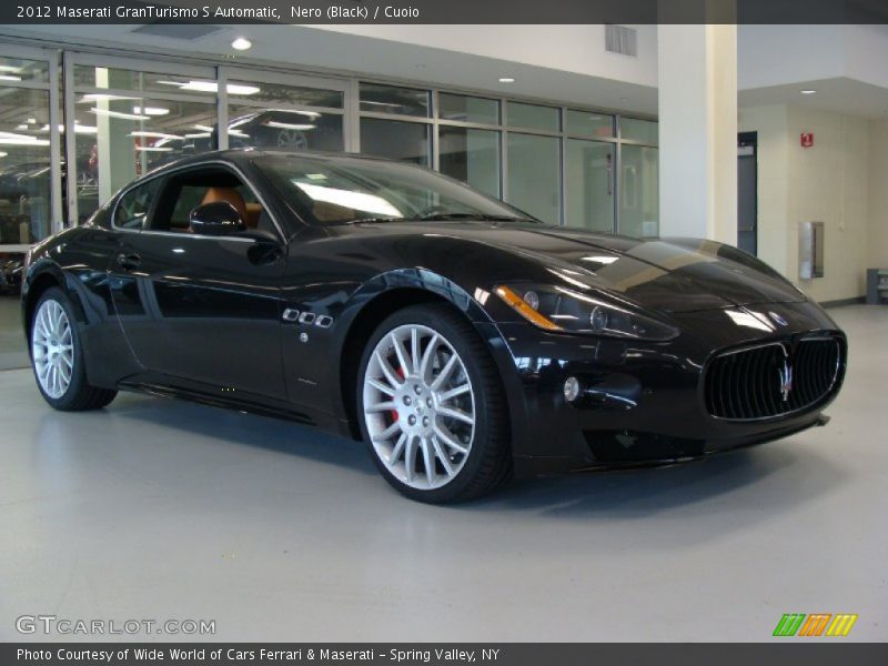 Nero (Black) / Cuoio 2012 Maserati GranTurismo S Automatic