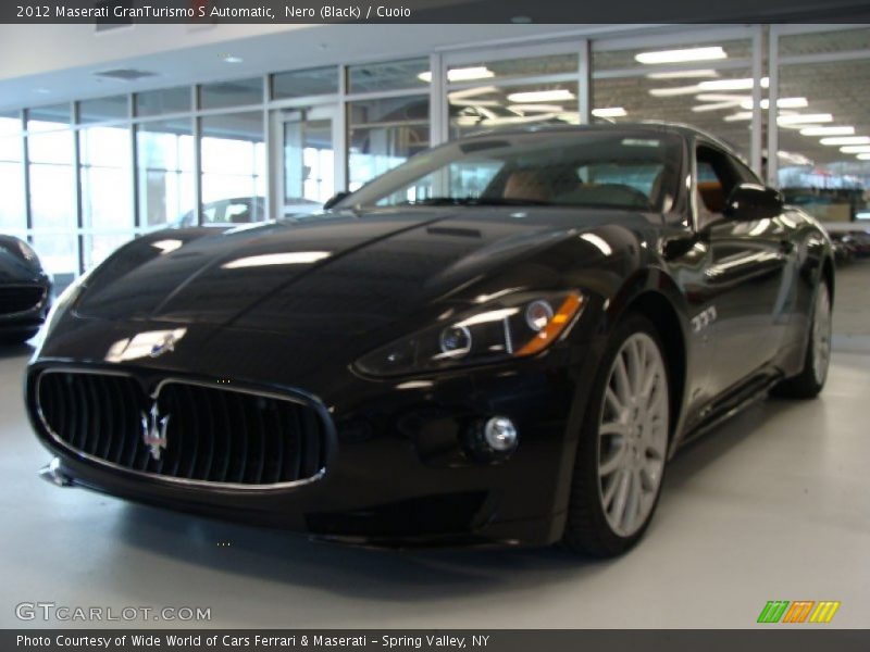 Nero (Black) / Cuoio 2012 Maserati GranTurismo S Automatic