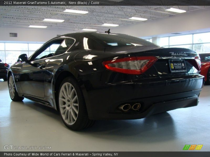 Nero (Black) / Cuoio 2012 Maserati GranTurismo S Automatic