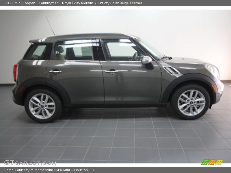 Royal Gray Metallic / Gravity Polar Beige Leather 2012 Mini Cooper S Countryman