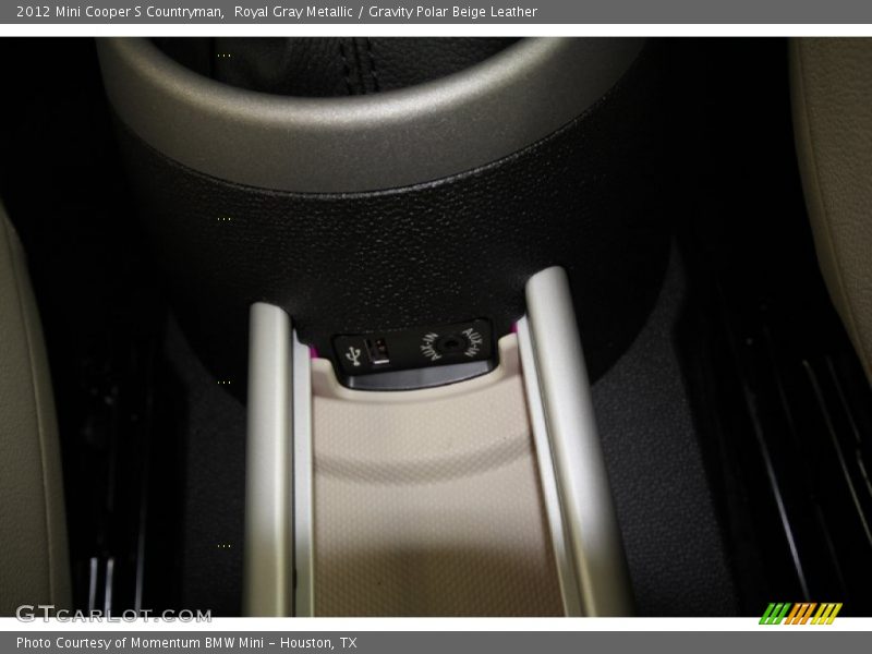 Royal Gray Metallic / Gravity Polar Beige Leather 2012 Mini Cooper S Countryman
