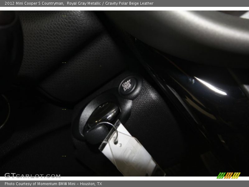 Royal Gray Metallic / Gravity Polar Beige Leather 2012 Mini Cooper S Countryman