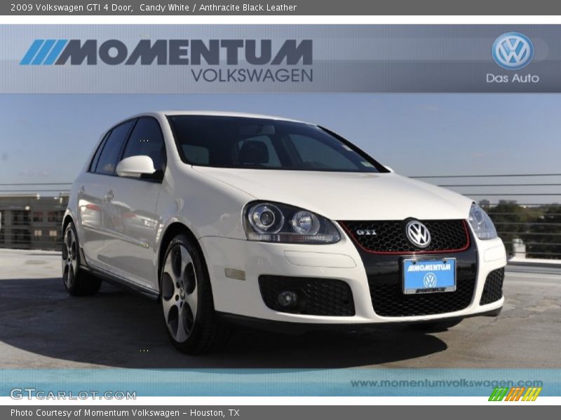 Candy White / Anthracite Black Leather 2009 Volkswagen GTI 4 Door