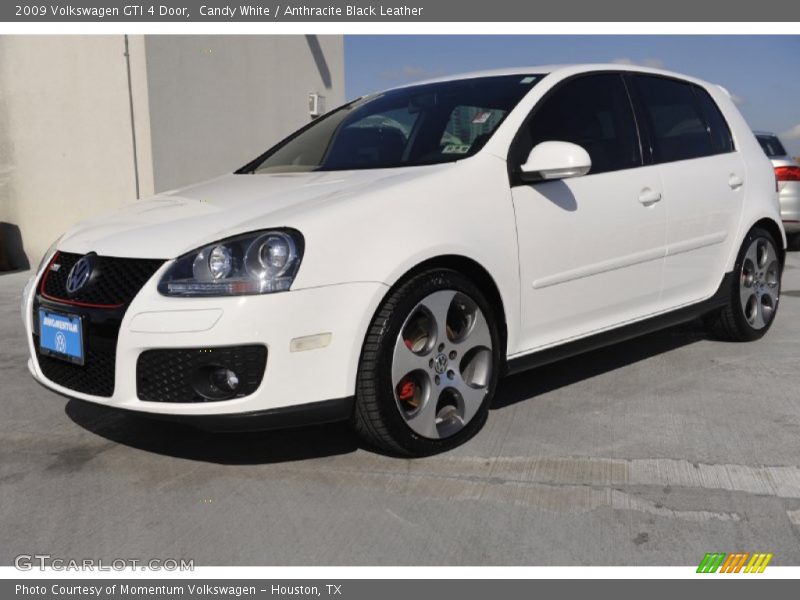 Candy White / Anthracite Black Leather 2009 Volkswagen GTI 4 Door