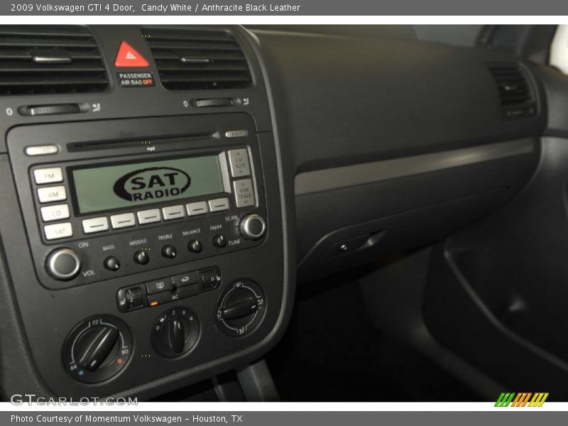 Candy White / Anthracite Black Leather 2009 Volkswagen GTI 4 Door
